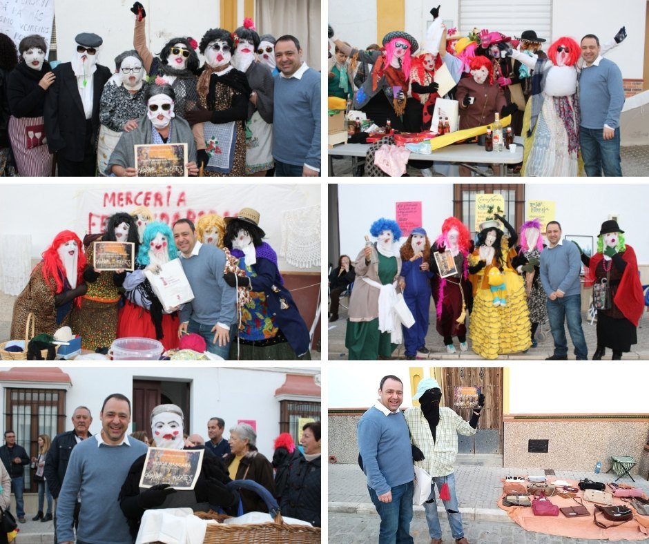 Entregados los premios de grupos de mercadillo y máscaras en el ‘Lunes de Marcadillo’ del Carnaval 2019