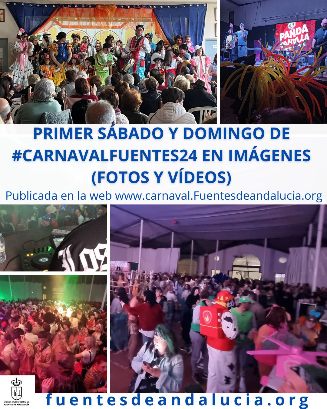 Primer sábado y domingo de #CarnavalFuentes24 en imágenes (fotos y vídeos)
